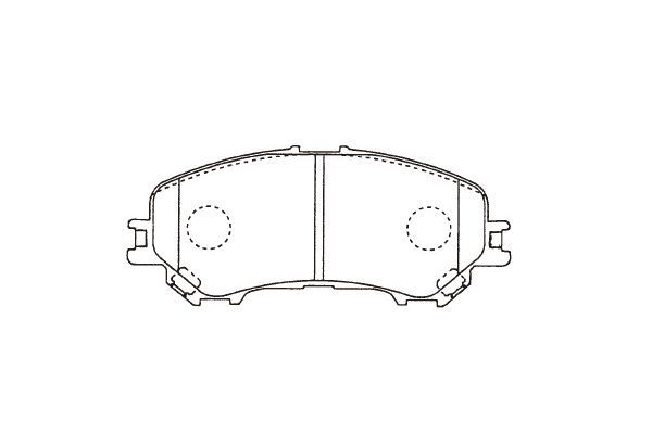 KAVO PARTS Комплект тормозных колодок, дисковый тормоз BP-6632